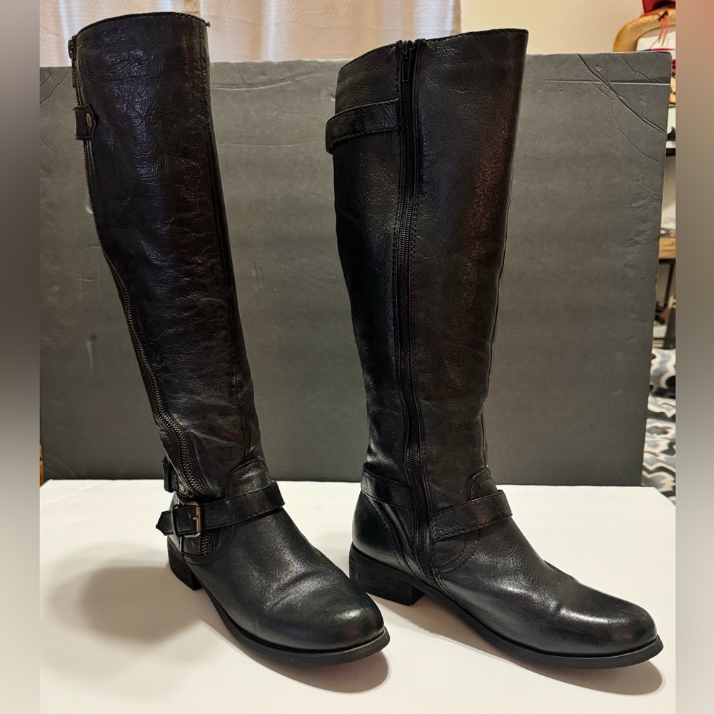 Steve Madden Synicle 8.5 Black Boots